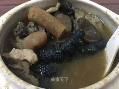 The meat pine stew