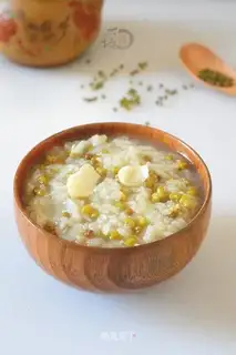 Green bean ice cream congee