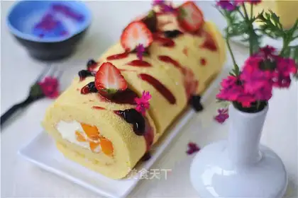 Fruitcake rolls