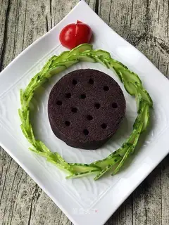 Coalball black rice cake