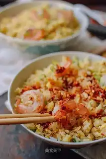 Shrimp egg fried rice