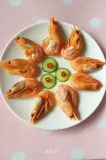 Roasted arctic shrimp