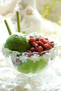 Tea ice cream