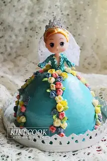 Barbie doll cake
