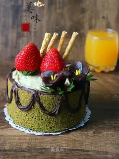 Skinned tea cake