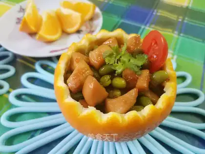 Orange pocket chicken