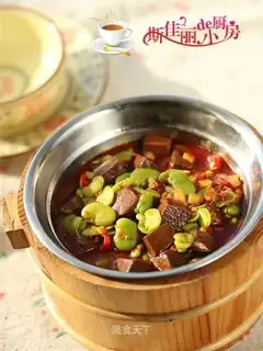 Dried duck blood
