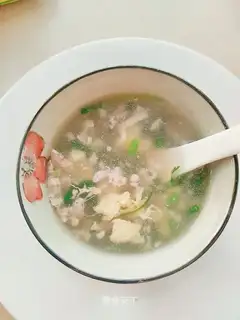 Shrimp egg soup