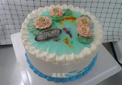 A flower cake