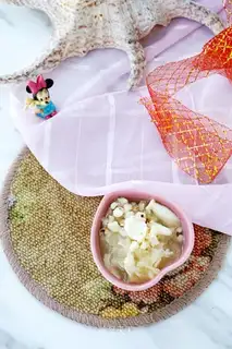 Lily rice silver ear soup
