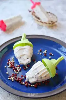 Red bean rice ice cream