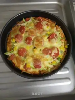 Five-colour pizza