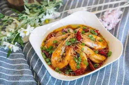 Potato spicy shrimp