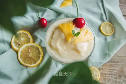 Banana pineapple ice