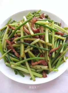 Garlic fried meat