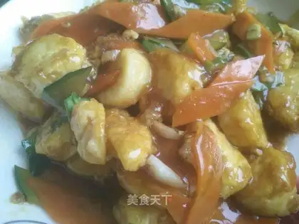 Red burning Japanese tofu