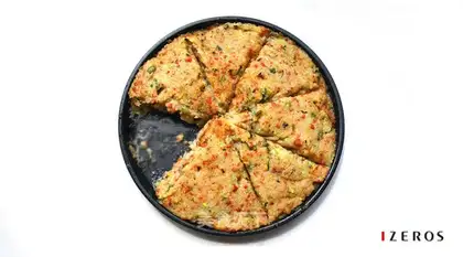 Scrambled egg and ham