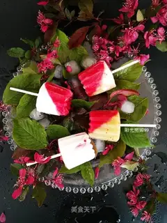 A yogurt popsicle