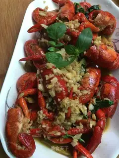 Garlic lobster