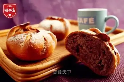 Organic red bean milk bread
