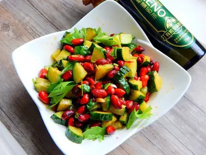 cucumber with peanuts