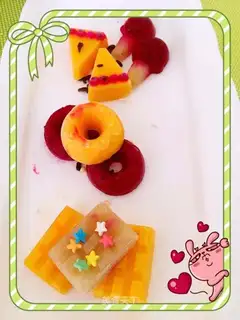 Fruit ice cake