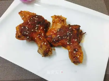 Fry chicken legs