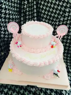 Ten-inch birthday cake