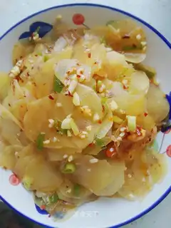 Spicy potato chips