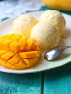 Ice-free mango ice cream