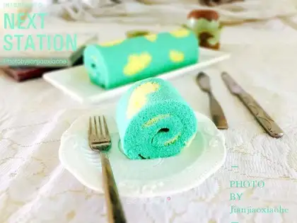 Blue Sky Cloud Cake Roll