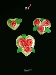 Toast roses