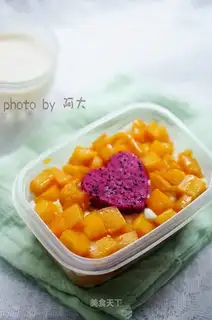 Fruit box cake