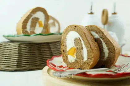 Cocoa mango rolls