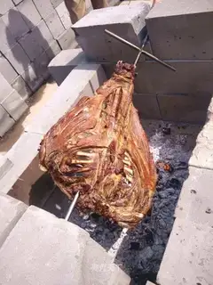 Roasted lamb ribs