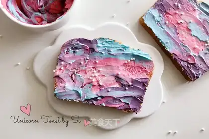 unicorn toast
