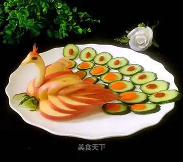 ♪ Vegetable platter Peacock Open ♪
