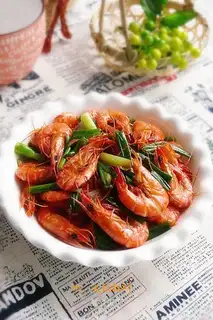Onion dry shrimp