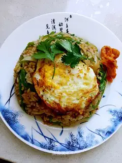 Spicy meat rice