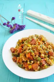 Soy curry ham rice