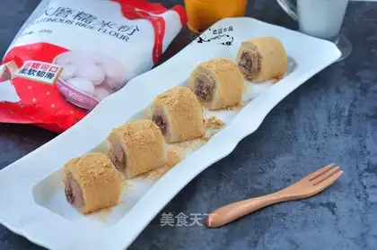 Potato red bean donkey rolls