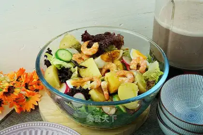 Shrimp salad set