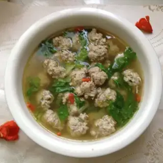 Porkball soup