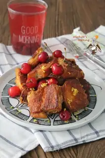 Cherry caramel brick