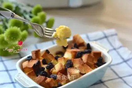 Milk toast pudding