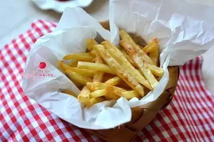 Air-fried pans less fries