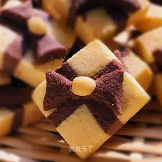 Double-coloured cookies