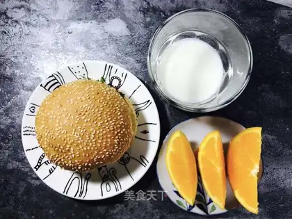 Burgers full of eggs