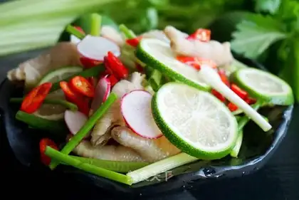 Soup lemon for chicken claws