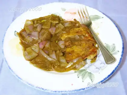 Black pepper chicken chop